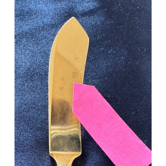 Royalton Antigua 31 PC Gold Electroplate Flatware Spoons Forks Ladle Slot Spoon+ - Picture 4 of 10